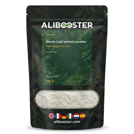 Stevia Leaf Extract Pulver (Stevia rebaudiana) 100 g