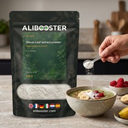 Stevia Leaf Extract Pulver (Stevia rebaudiana) 100 g