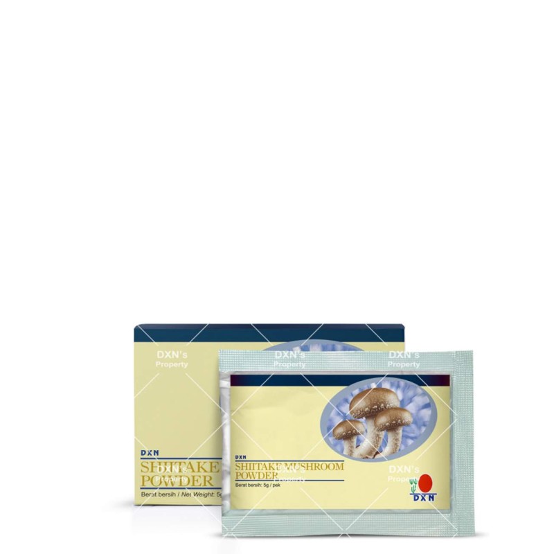 DXN Shiitake Oak Mushroom - 10 bags of 5g infusion
