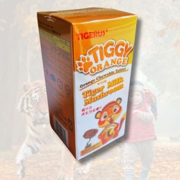 Lignosus Tiger Milk - 80 oransje smakande tyggtabletter