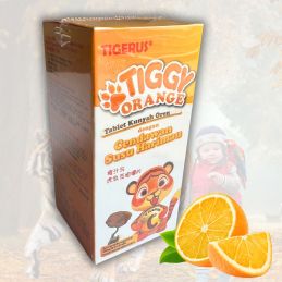 Lignosus Tiger Milk - 80 tablets to chew orange taste