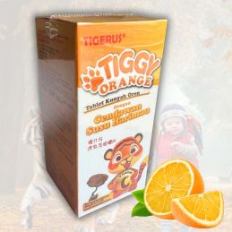 Lignosus Tiger Milk - 80 žvýkacích tablet s oranžovou chutí