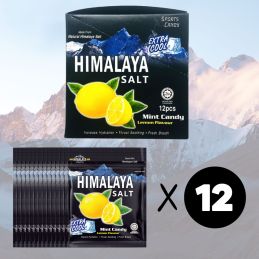 Ekstra soğuk limonlu Himalaya tuzu şekerleri 15gx12 poşet