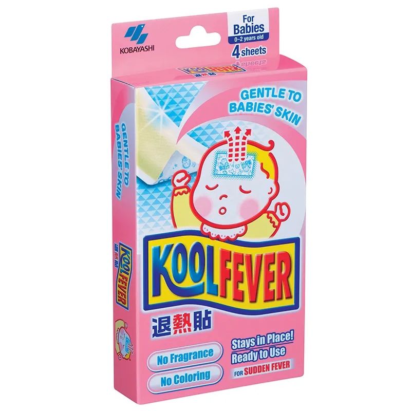 Cooling patch gel for baby Koolfever 4 pieces - Fever