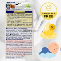Gel patch refroidissant pour bébé Koolfever 4 pièces - Fièvre