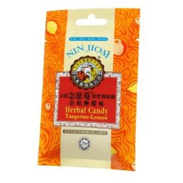 Herbal candy Nin Jiom Tangerine Lemon (5x pacotes 20g)