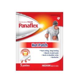 5x Panaflex Hot Patch - Acțiune imediată - Pachet de 5 (total 25)