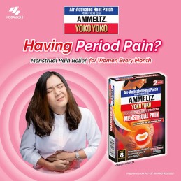Yoko Yoko - Alívio da dor menstrual - 2 adesivos de aquecimento