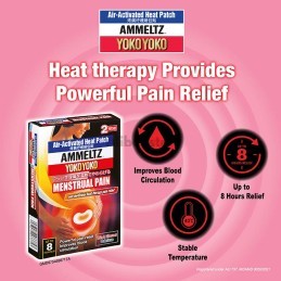 Yoko Yoko - Úleva od menstruačních bolestí - 2 zahřívací náplasti