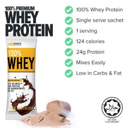 5x Whey 100% Lactoserum protein - Chocolate (31g)