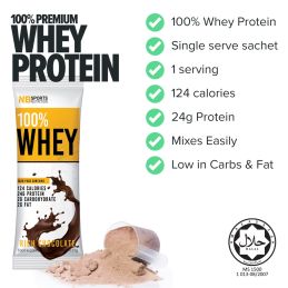 5x Whey 100% πρωτεΐνη ορού γάλακτος - Σοκολάτα (31g)