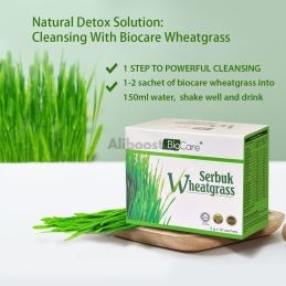 30 bags of 2g of powdered wheat grass and germ