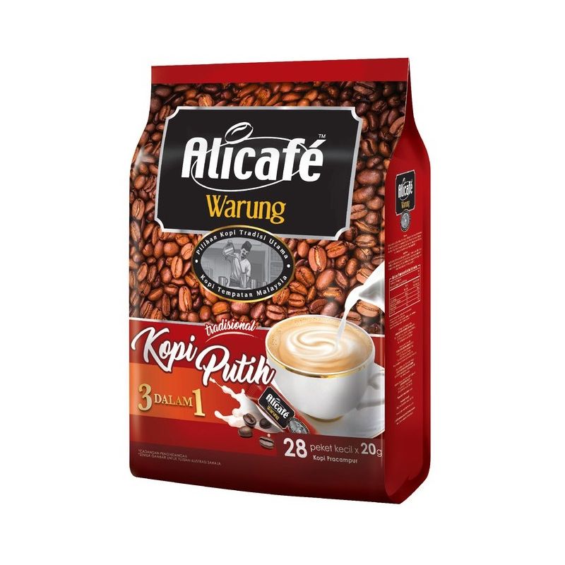 Hvid kaffe alicafe warung 28x20g
