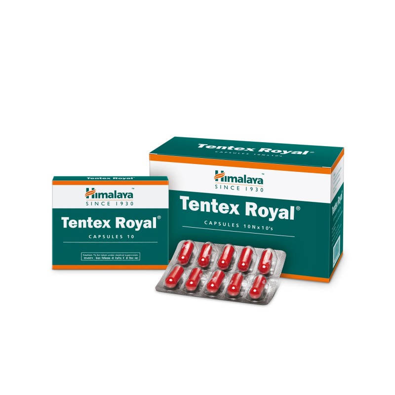 Tentex Royal Tribulus terrestris Gokshura + Hygrofilia auriculata Kulekhara