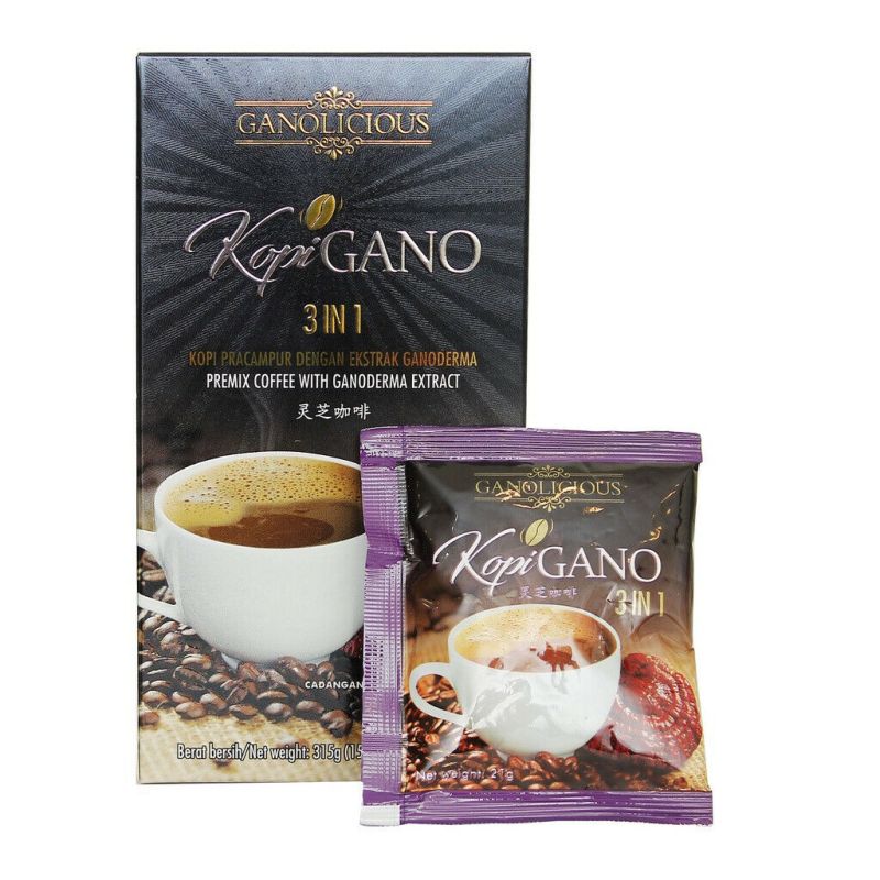 Gano Excel KopiGANO Ganoderma de cogumelo de café