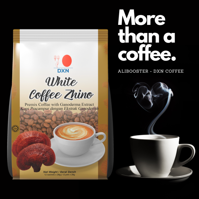 DXN white coffee Zhino mushroom Ganoderma reishi