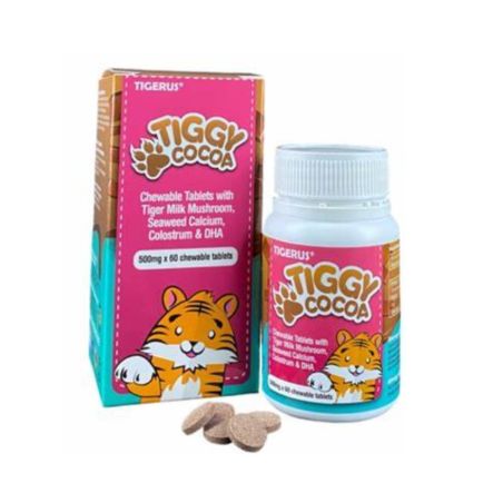 Lignosus-tabletter Tiger Milk + Kolostrum + Kalsium + DHA + Kakao