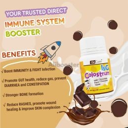 200 Colostrum IgG-tjuvtabletter - choklad smak