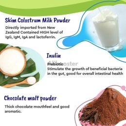 200 compresse per masticare IgG colostrum - cioccolato al gusto