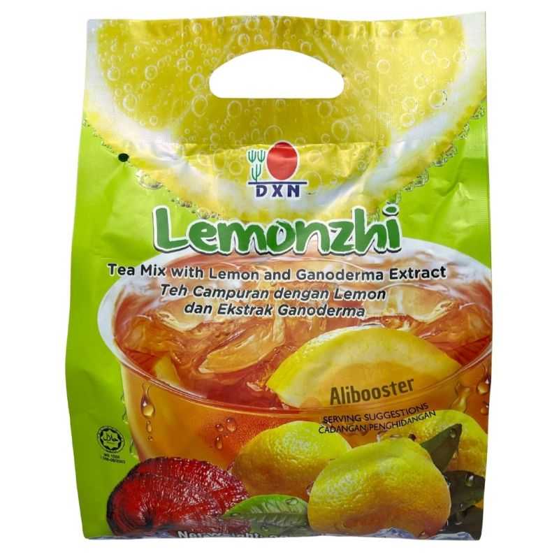 DXN LEMONZHI τσάι λεμόνι και μανιτάρι reishi Lingzhi βενζίνη 20 x 22γ