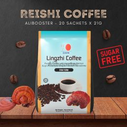 DXN Kaffe med reishi svamp Lingzhi läkemedlet 20 x 21 gram - LITE (utan socker)