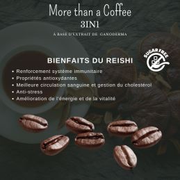 DXN Café mantar reishi Lingzhi ganoderma 20 x 21 g- LITE (no şeker)