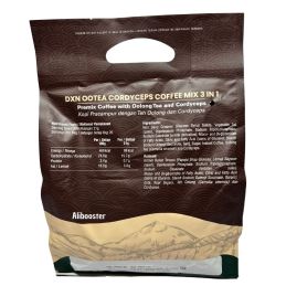 DXN Ootea Cordyceps Coffee - Cogumelo de café 20 x 21 gramas