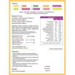 Liposomalt C-vitamin + standard mangosteen ekstraktpulver 150 g