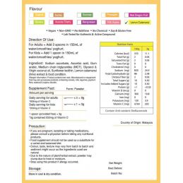 Liposomální vitamín C + prášek z citrónového extraktu 150g