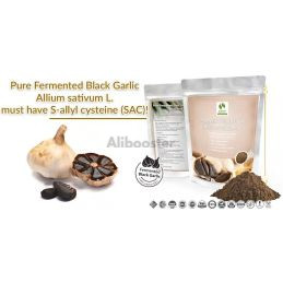 Ail noir fermenté(Allium sativum L.) - 100g Poudre d'extrait standardisé - S-Allyl SAC