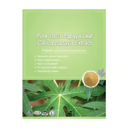 Frunza de papaya (Carica papaya) - 100 g pulbere de extract standardizat - papaină