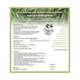 Grönsaksblad (Annona Muricata) - 100 g standardiserat extraktpulver - Acetogener 