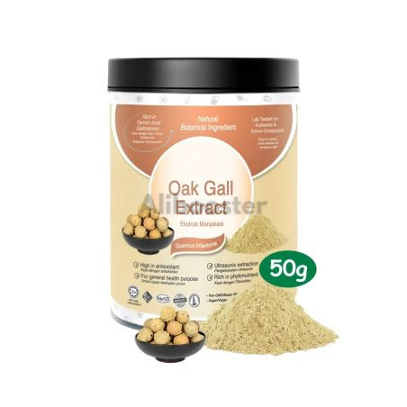 Manjakani (Quercus infectoria) - 50 g standardiserat extraktpulver - Gallotannin garvsyra