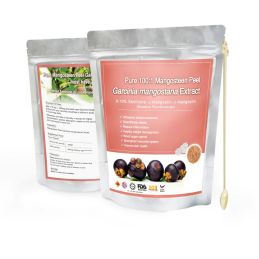 Pelle di mangostan (Péricarpe Garcinia mangostana) - 100g polvere di estratto standard - Xanthone