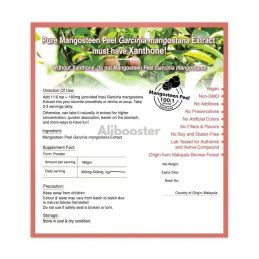 Mangostan skin (Péricarpe Garcinia mangostana) - 100g Standardized extract dust - Xanthone
