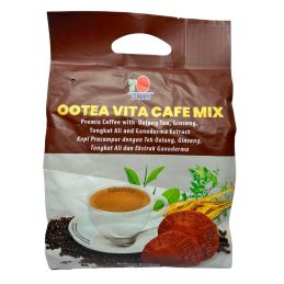 DXN Ootea VITA Café- Chá + café + Tongkat Ali + Ginseng + Ganoderma - 20 sacos 14g