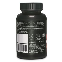 Shilajit 60 kapsler - Uttrekk av Shilajit'Himalaya 100% reint