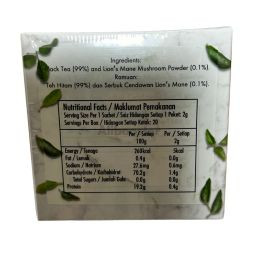 DXN Lion's Mane Black Tea - Schwarzer Tee basierend auf Lion's Mane