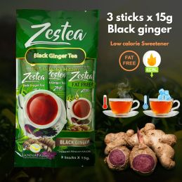 Pack of white coffee, tea, chocolate, black ginger-based cappuccino