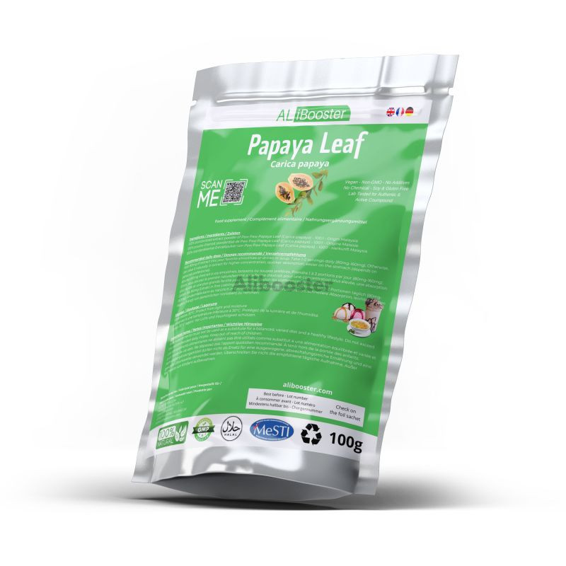 Frunza de papaya (Carica papaya) - 100 g pulbere de extract standardizat - papaină