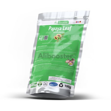 Papayablad (Carica papaya) - 100 g standaard extractpoeder - papaïne