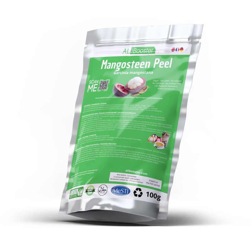 Coaja de mangosteen (Pericarp Garcinia mangostana) - 100 g Pulbere de extract standardizat - Xantona