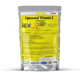 Liposomalna witamina C + standaryzowany ekstrakt ananasowy w proszku 150g