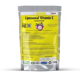 Liposomalna witamina C + standaryzowany ekstrakt mangostanu w proszku 150g