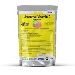 Liposomalt C-vitamin + standardiseret rosa guava ekstraktpulver 150 g